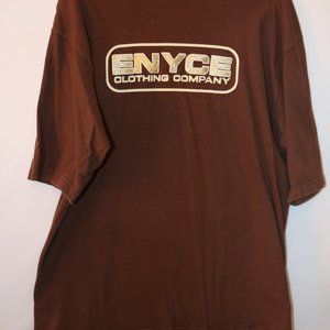 Enyce Large T-shirt brown / gold